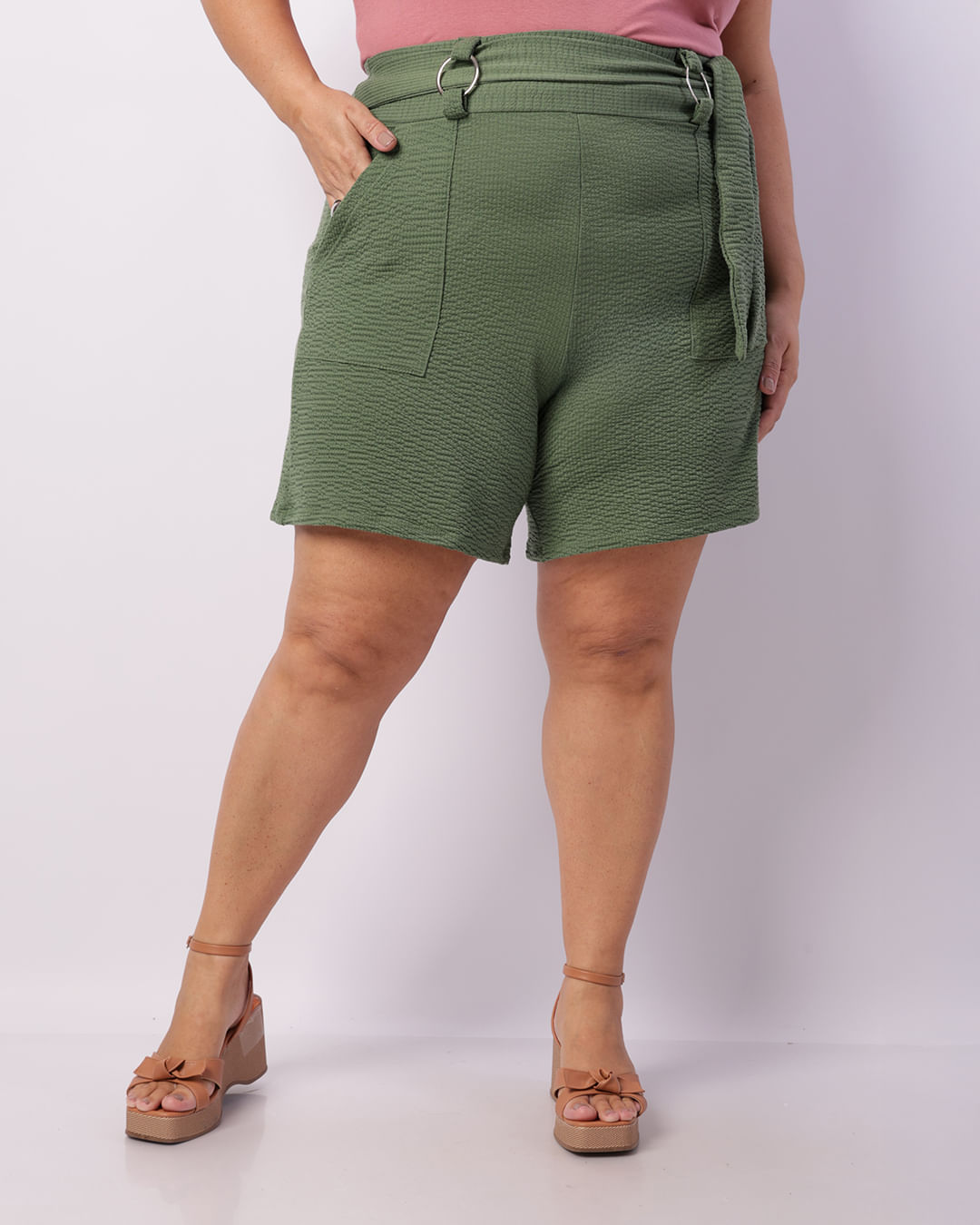Shorts-Wp426-Faixa-Cint-Bolsos---Verde-Medio