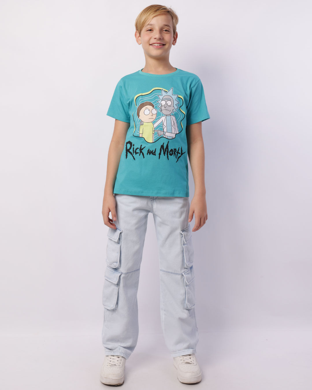 Camiseta-Ch35341-Mc-M-1016-Rick--Mort---Verde