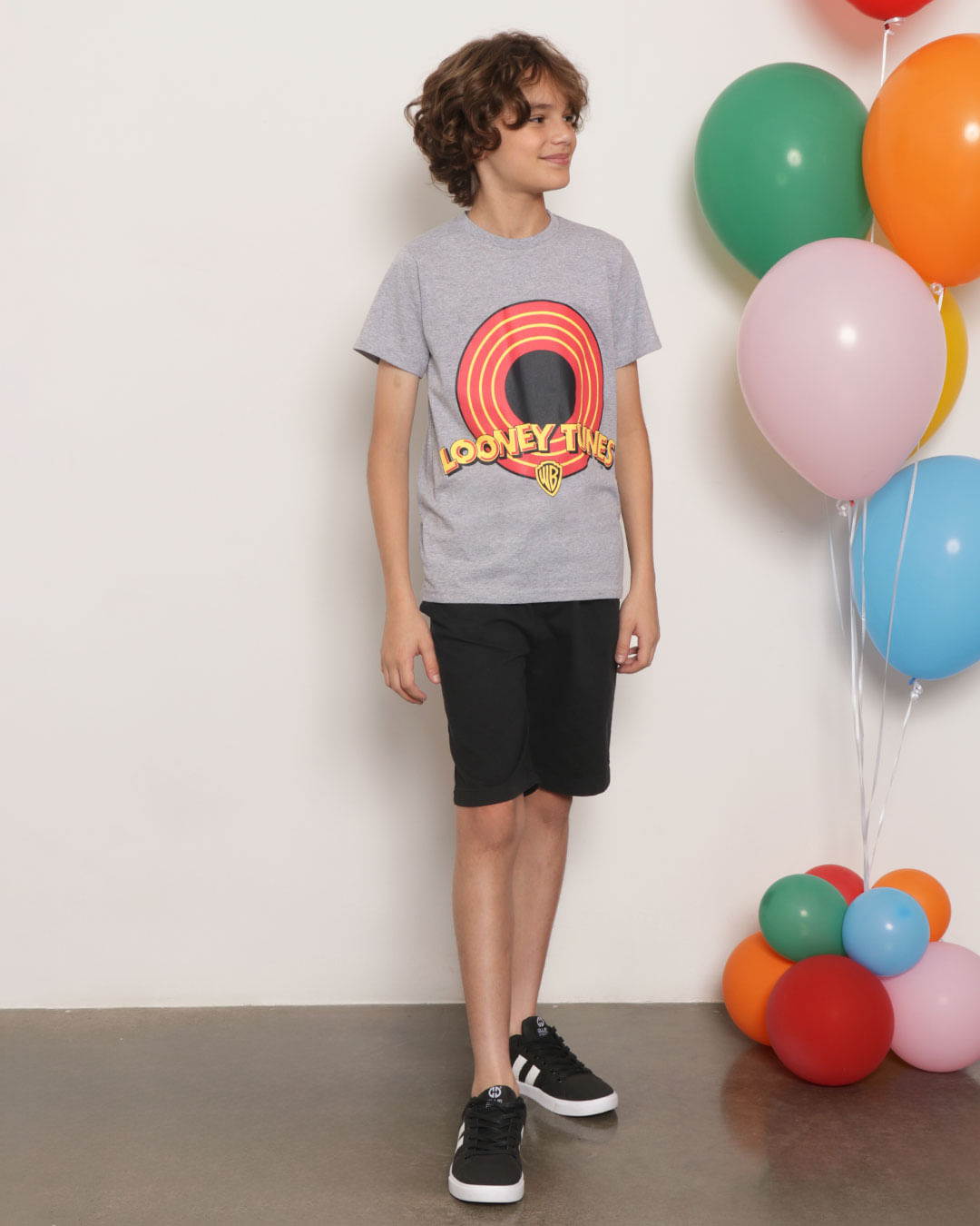Camiseta-Ch34164-Mc-M-1016-Looney---Mescla-Medio