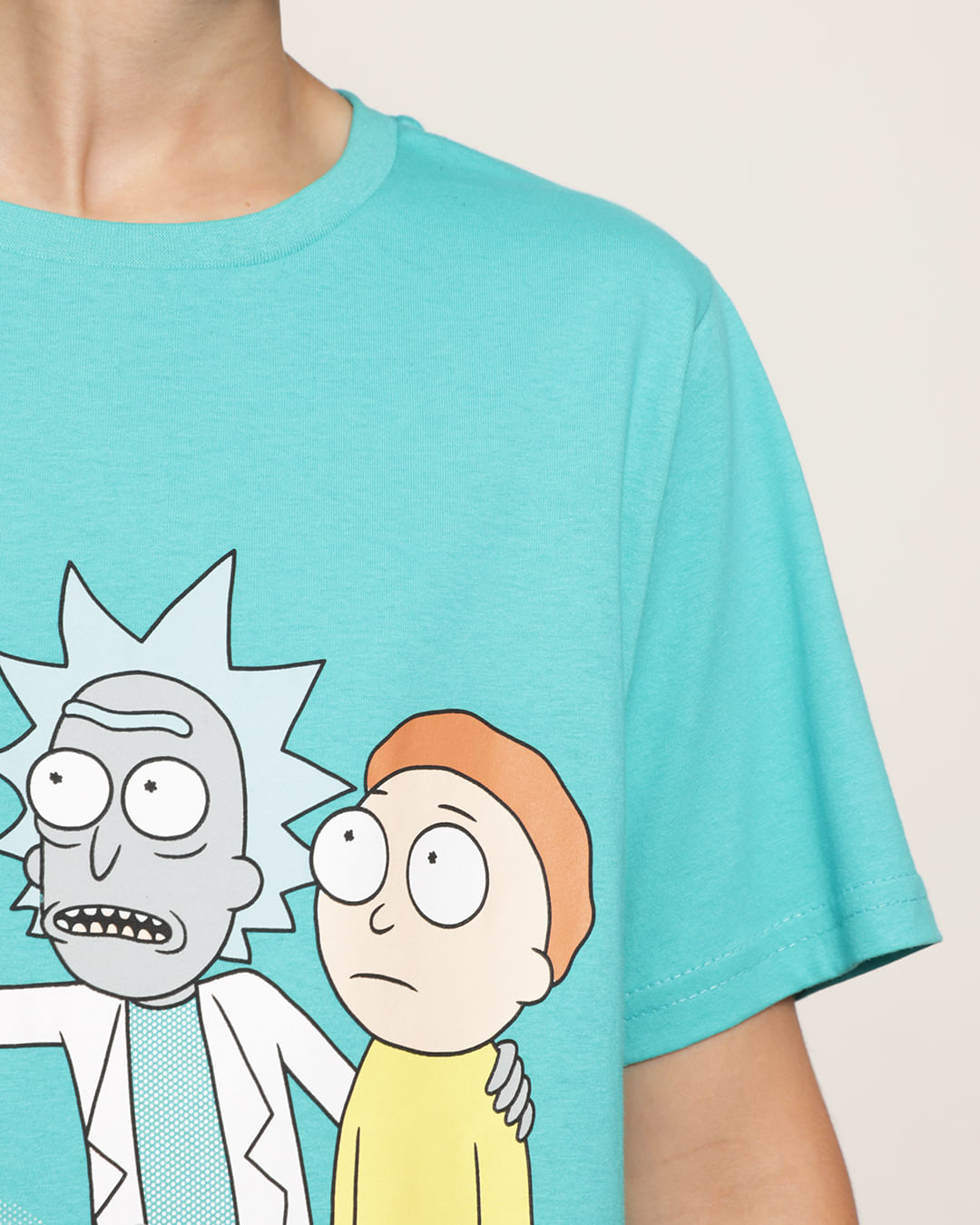 Camiseta-Ch35342-Mc-M-1016-Rick--Mort---Azul-Medio