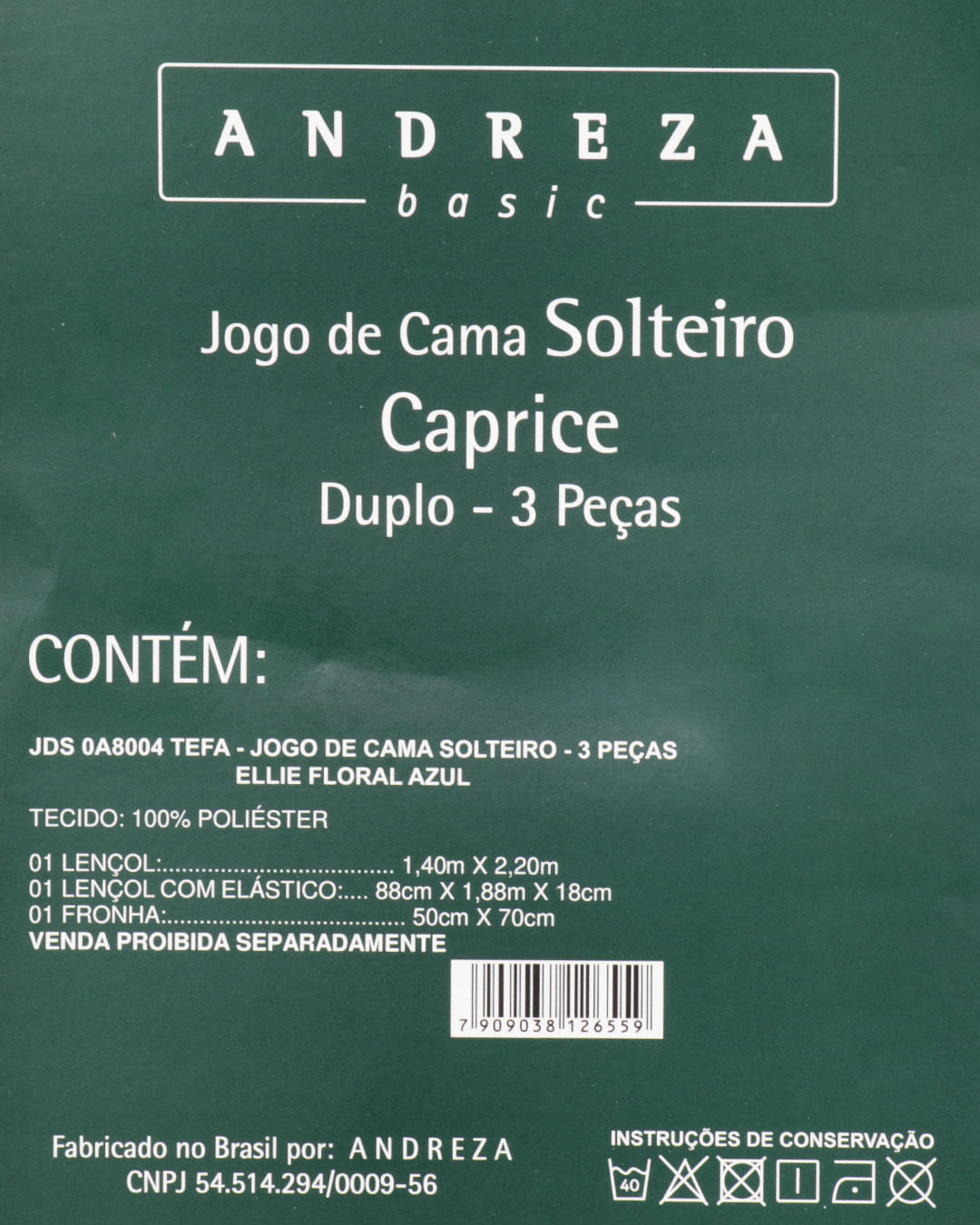 Jogo-De-Cama-Solteiro-Ellie-Floral-Azul---Azul-Claro