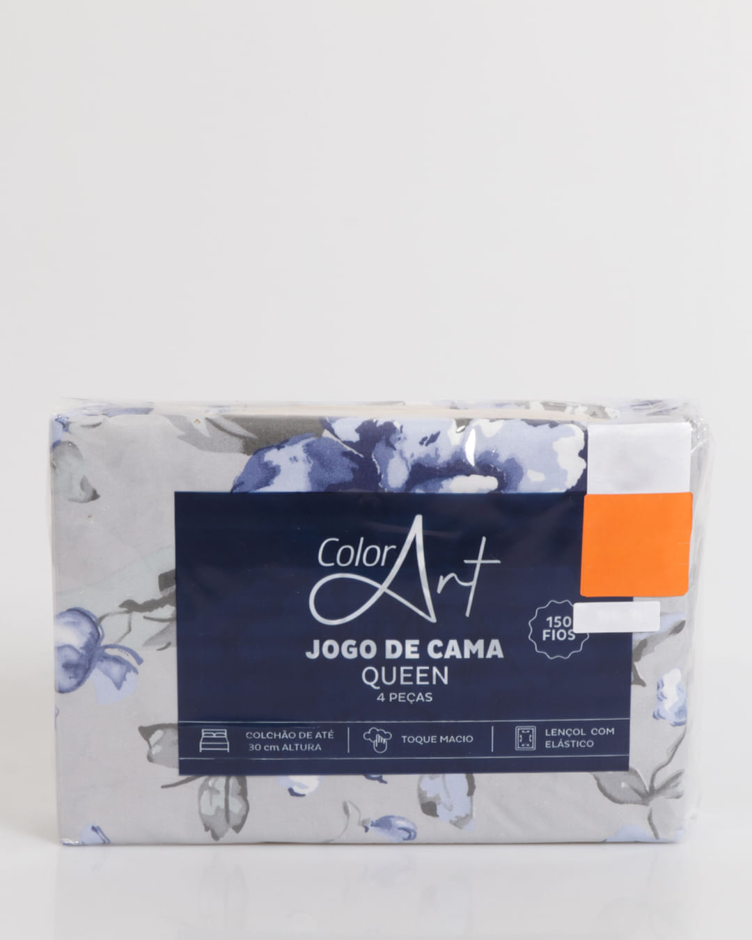 Jg-De-Cama-Color-Art-30cm-Sort-Queen---Cinza-Medio