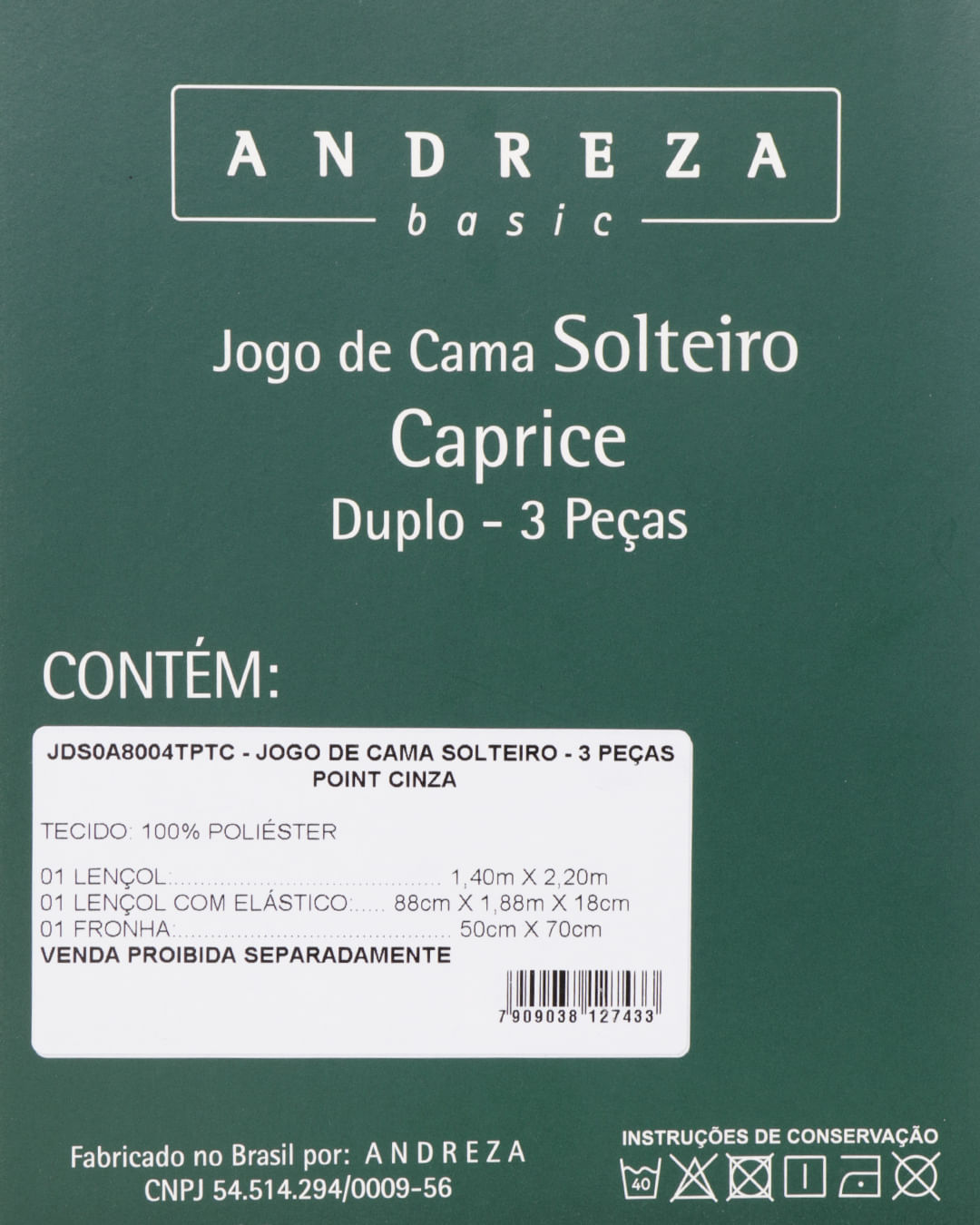Jogo-De-Cama-Solteiro-Point-Cinza---3-Pc---Cinza-Outros