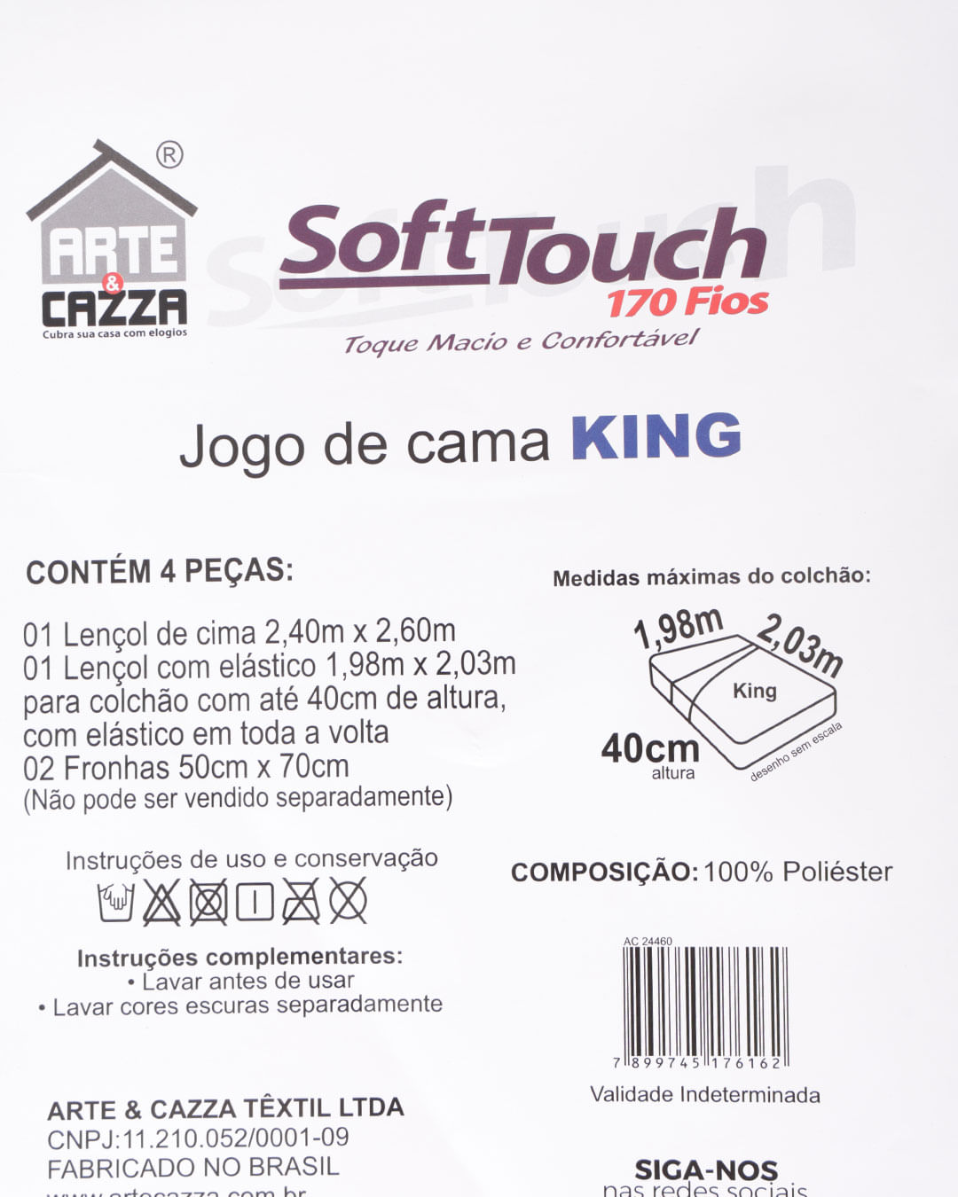 Jogo-Microfibra-King-4pcs---Branco-Floral