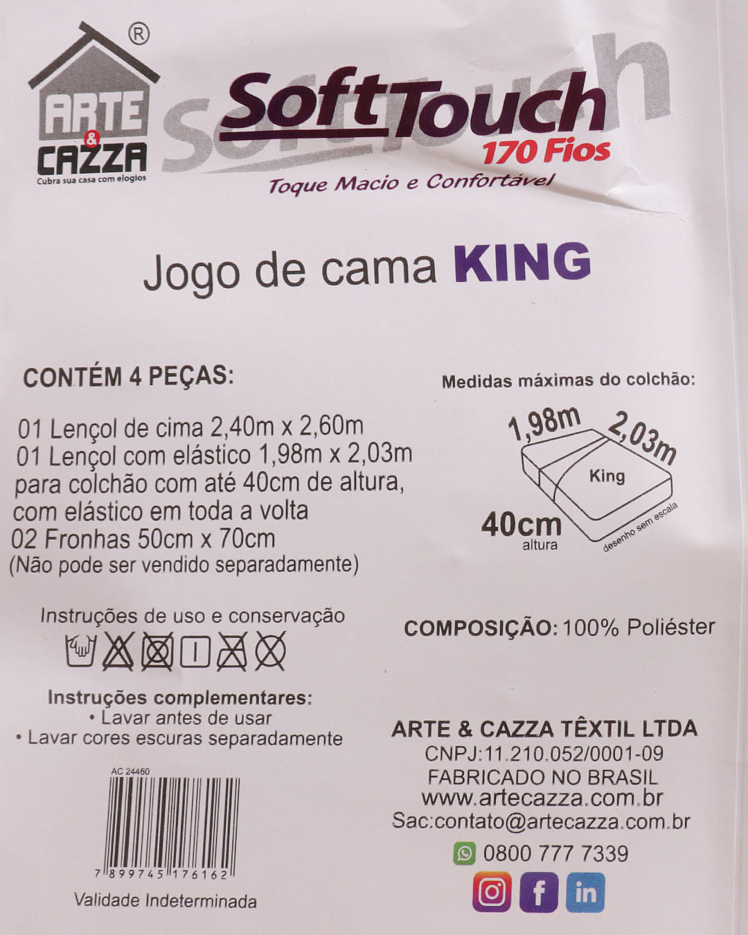 Jogo-Microfibra-King-4pcs---Verde-Floral