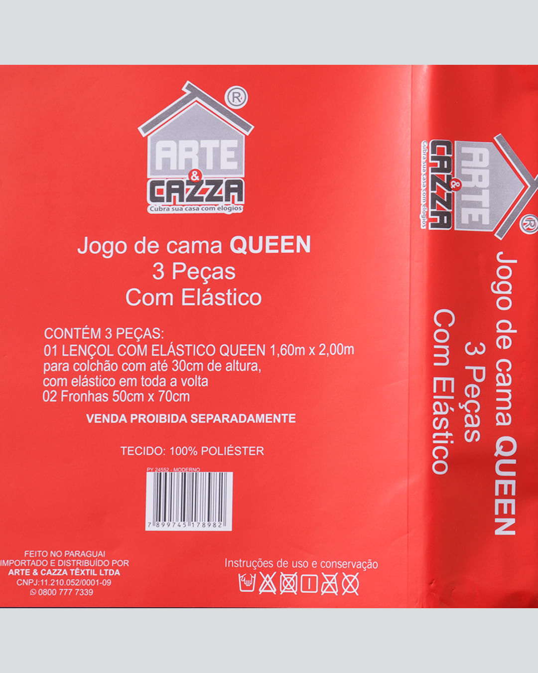 Jg-De-Cama-Queen-3-Pcs-Romantico---Bege-Medio