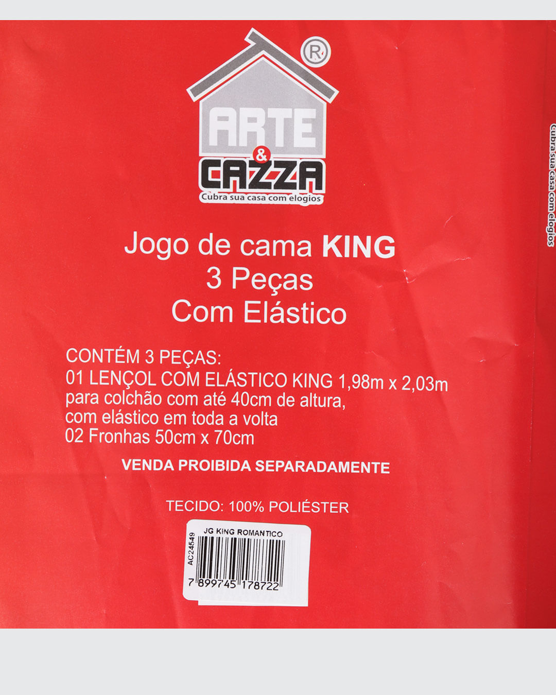 Jg-De-Cama-King-3-Pcs-Romantico---Rosa-Outros