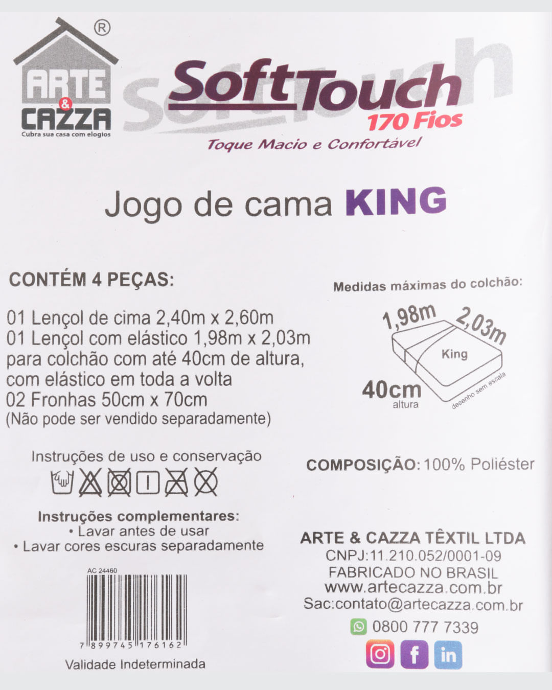 Jogo-Microfibra-King-4pcs---Amarelo-Medio