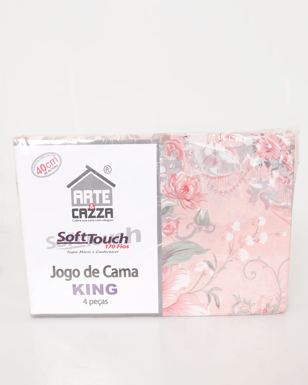 Jogo-Microfibra-King-4pcs---Rosa-Escuro