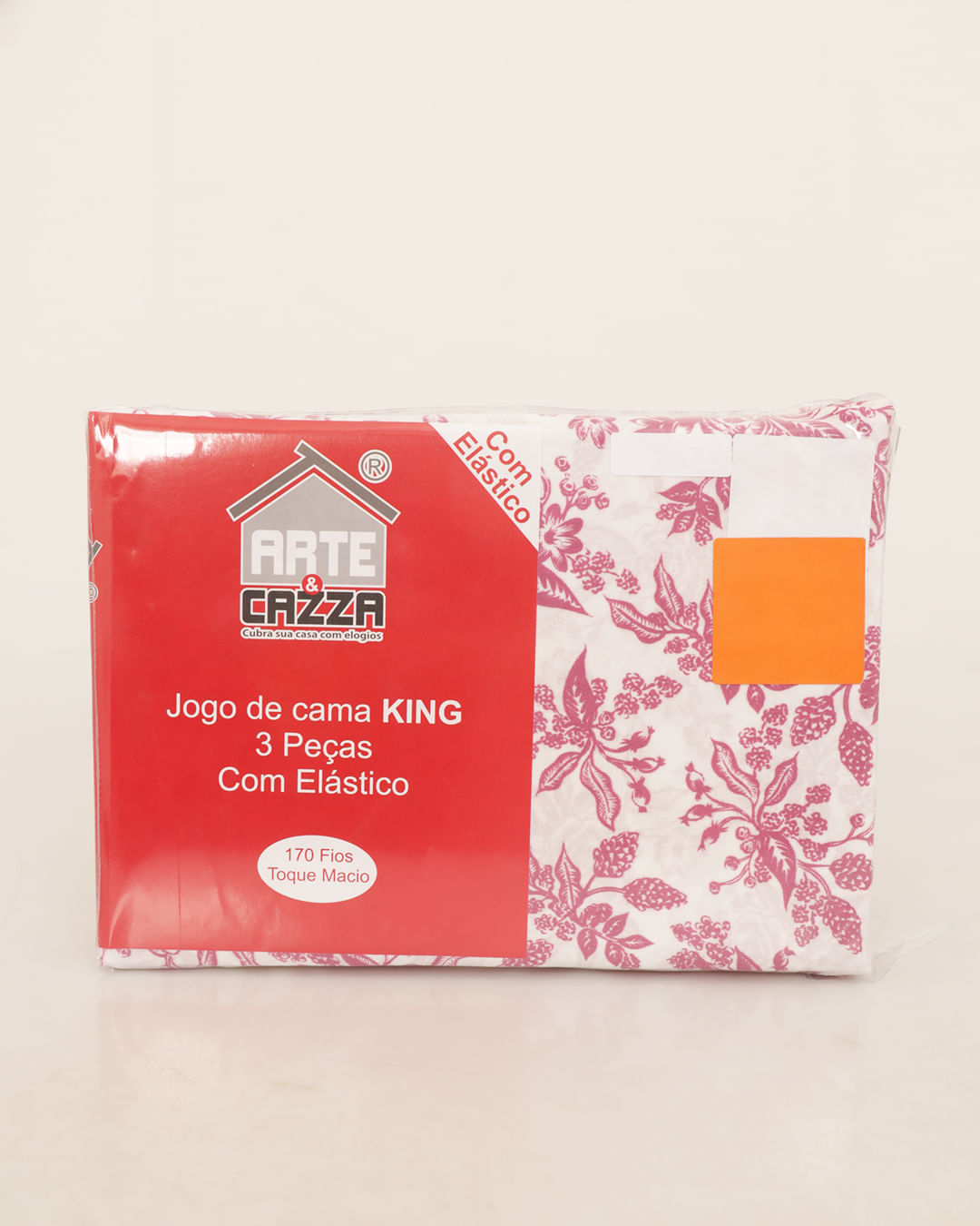 Jg-De-Cama-King-3-Pcs-Romantico---Rosa-Floral