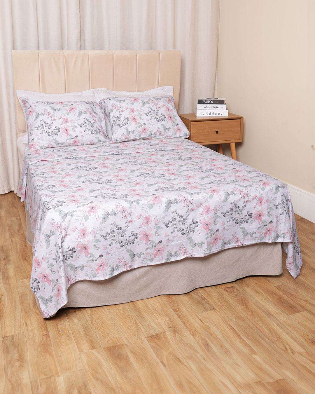 Jg-De-Cama-Attuale-150-Fios-Queen---Mescla-Floral