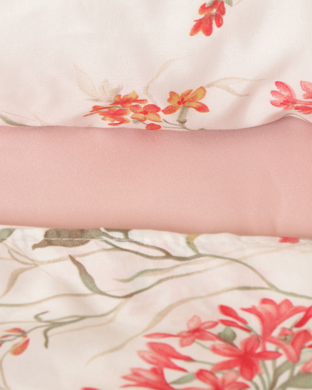 Jogo-De-Cama-Casal-Sakura-Floral-Vermelh---Vermelho-Medio