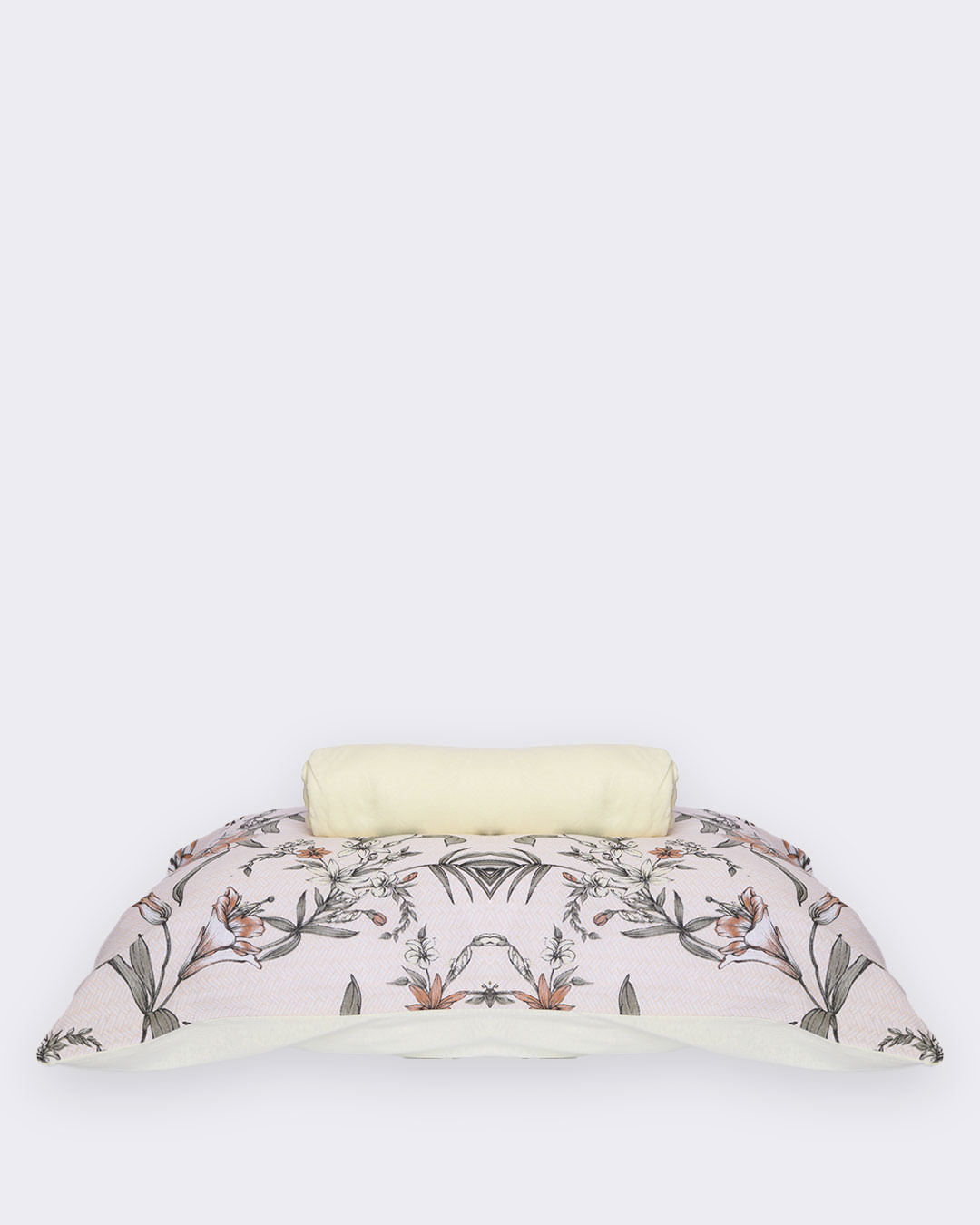 Jg-De-Cama-St--Slim-2-Pcs-Romantico---Amarelo-Floral