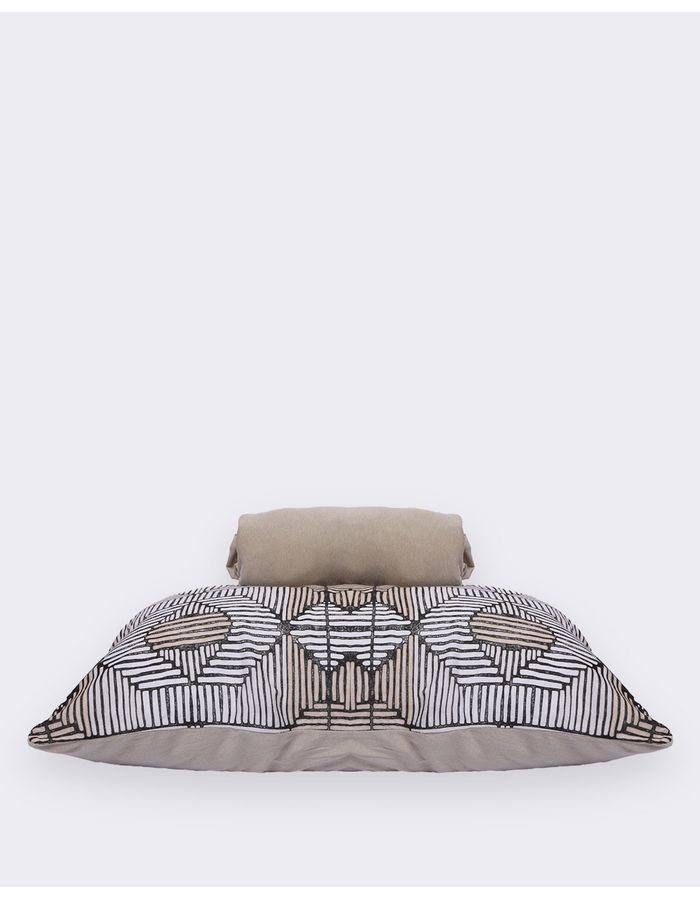 Jg-De-Cama-St--Slim-2-Pcs-Etnico---Bege-Listrado