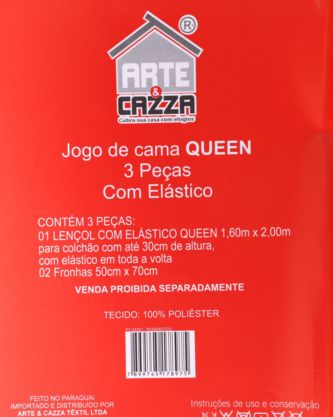 Jg-De-Cama-Queen-3-Pcs-Romantico---Azul