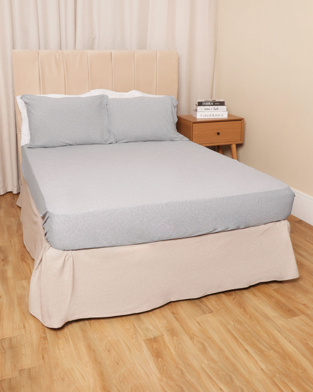 Jogo-Casal-Mescla-3-Pcs---Cinza-Claro