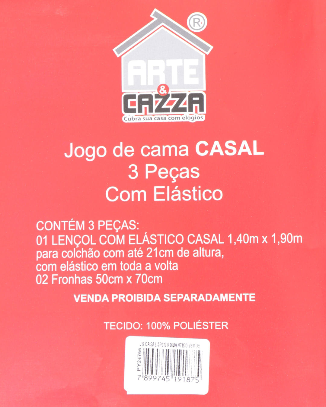 Jg-Cama-Casal-3-Pcs-Romantico-Ver-25---Cinza-Outros