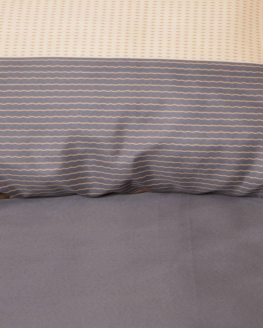 Jg-De-Cama-Casal-3-Pcs-Moderno-Ver-25---Cinza-Geometrico