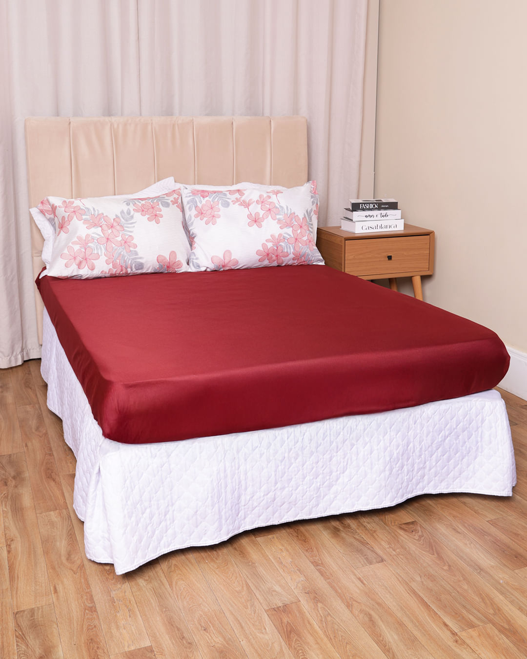 Jg-De-Cama-Cs-3-Pcs-Romantico-Inv24---Vinho-Floral