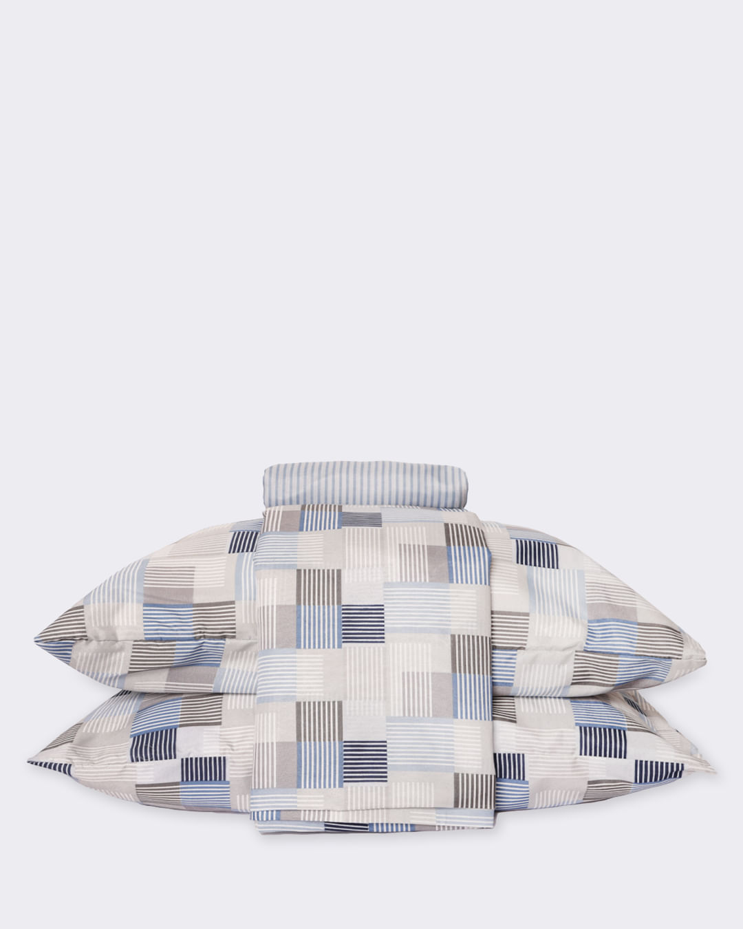 Jogo-De-Cama-Casal-Capri-Sor-4-Pc---Azul-Listrado