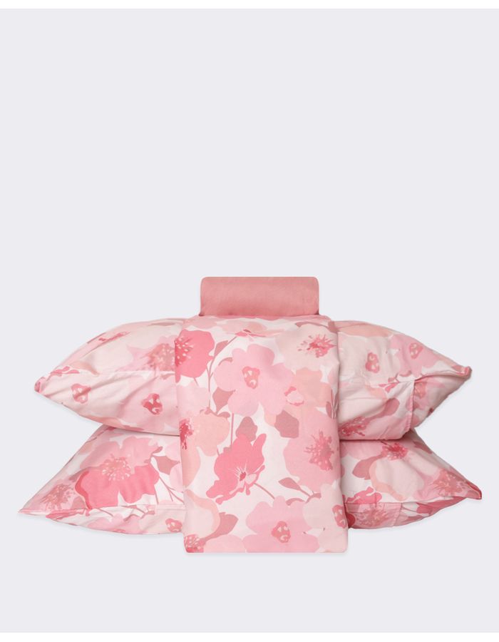Jogo-De-Cama-Casal-4pcs-Duplo-Microperca---Rosa-Floral