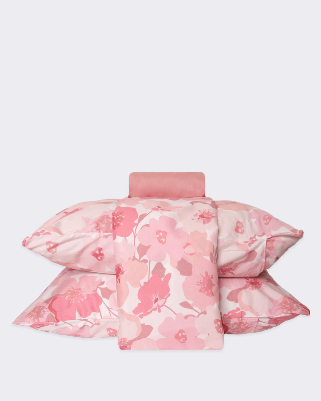 Jogo-De-Cama-Casal-4pcs-Duplo-Microperca---Rosa-Floral
