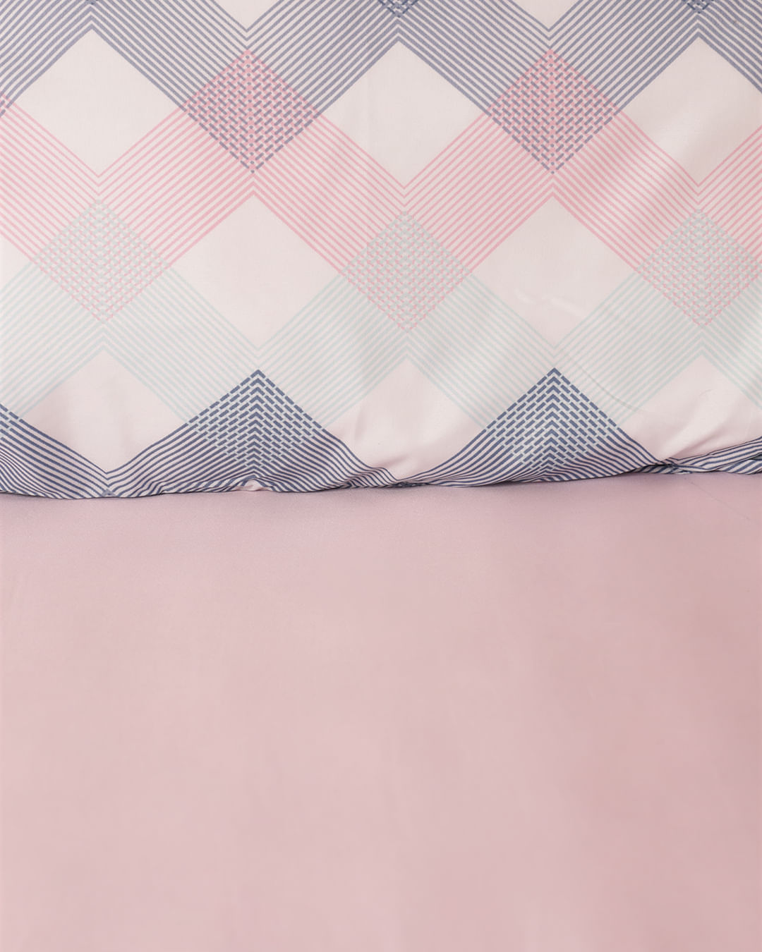 Jogo-De-Cama-Casal-3-Pcs-Etnico-Inv-25---Rosa-Geometrico