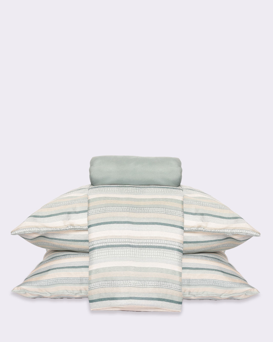 Jogo-De-Cama-Casal-Capri-Sor-4-Pc---Verde-Listrado
