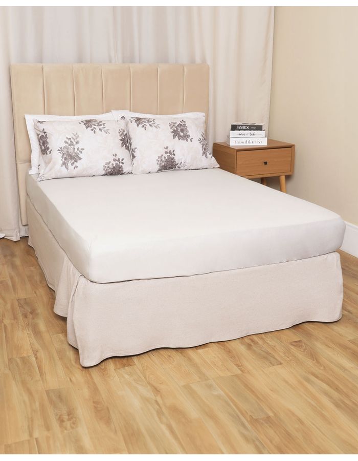 Jg-Simp-Csl-30-Est-Doce-Vida-3-Pcs--Plus---Bege-Floral