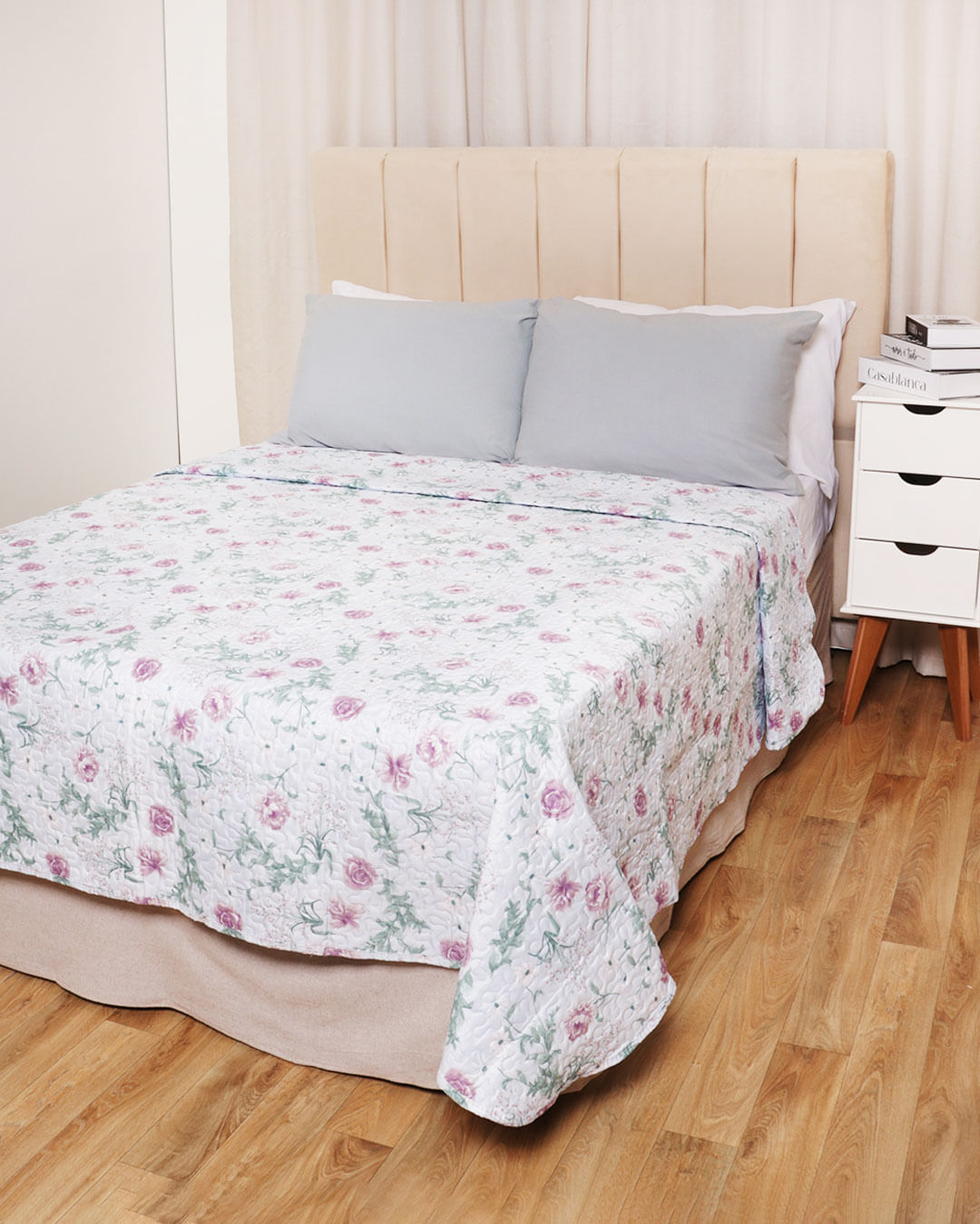 Colcha-Df-Queen-Ellie-Floral-Azul--1-Pc---Azul-Claro