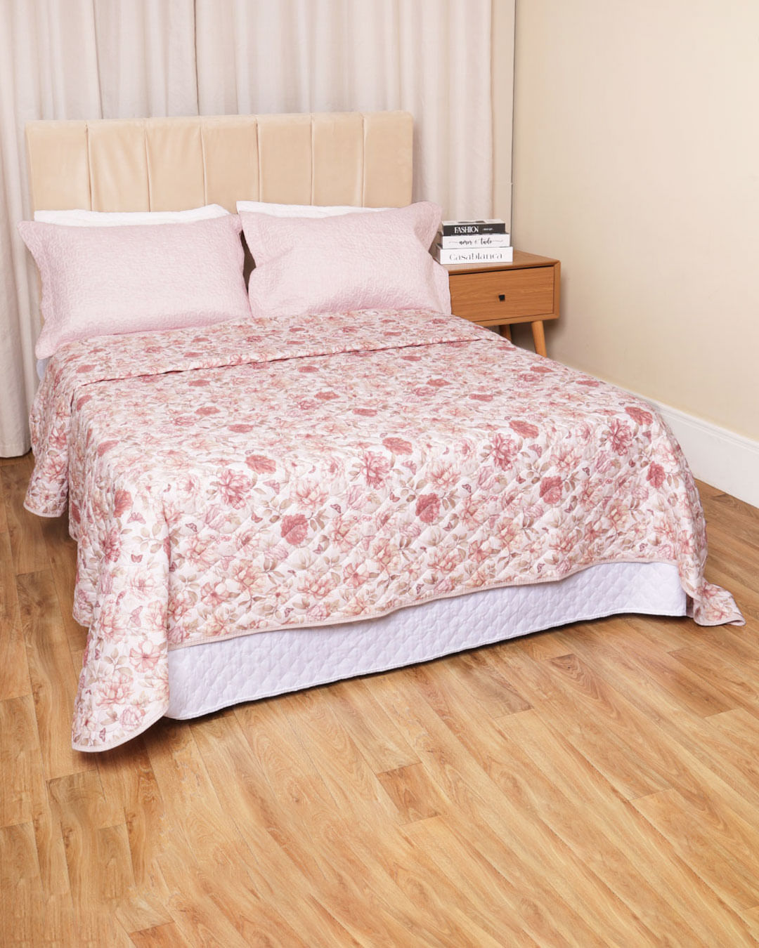 Colcha-Df--Ks-Linda-Garden---1-Pc---Rosa