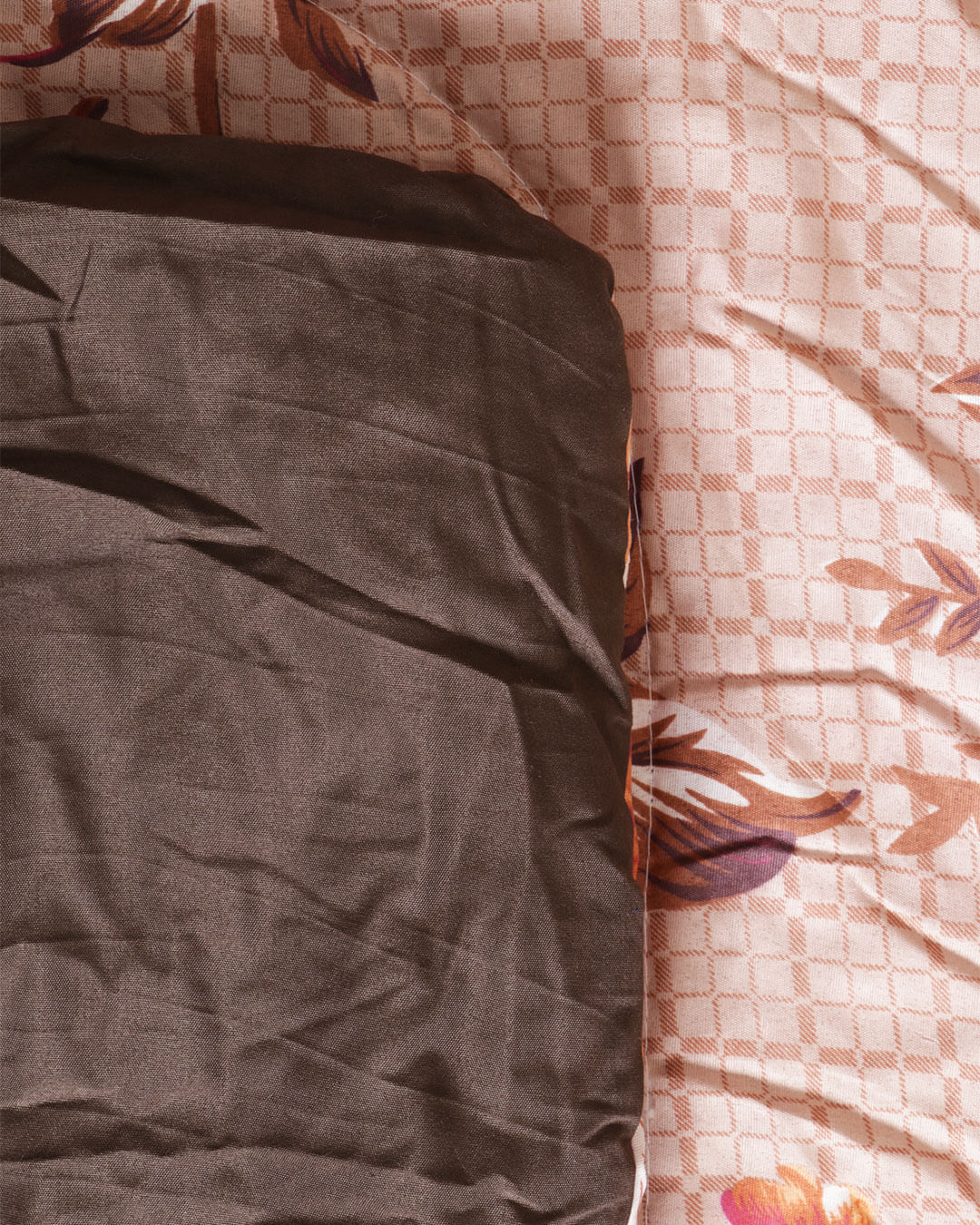 Edredom-Casal--Romantico-Ver-25---Marrom-Floral