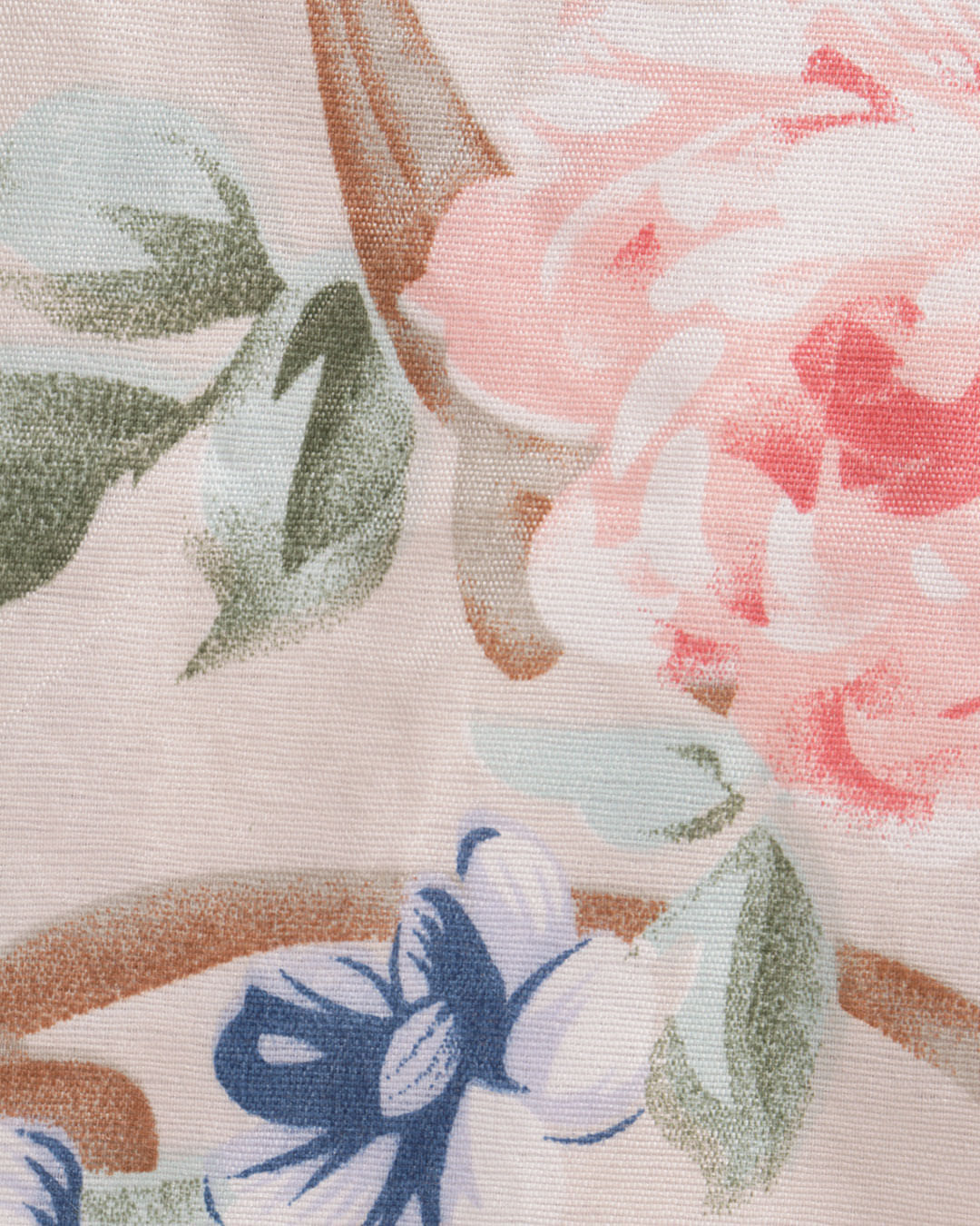 Lencol-Avulso-Queen-C-Elast-Romantico---Bege-Floral