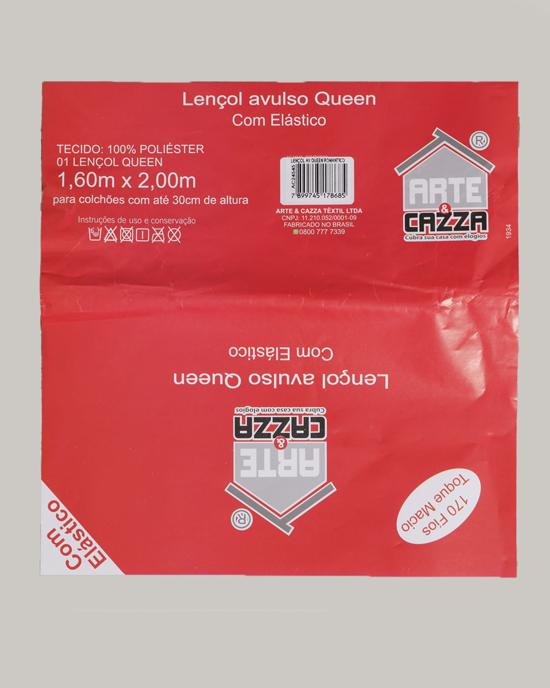 Lencol-Avulso-Queen-C-Elast-Moderno---Marrom-Claro