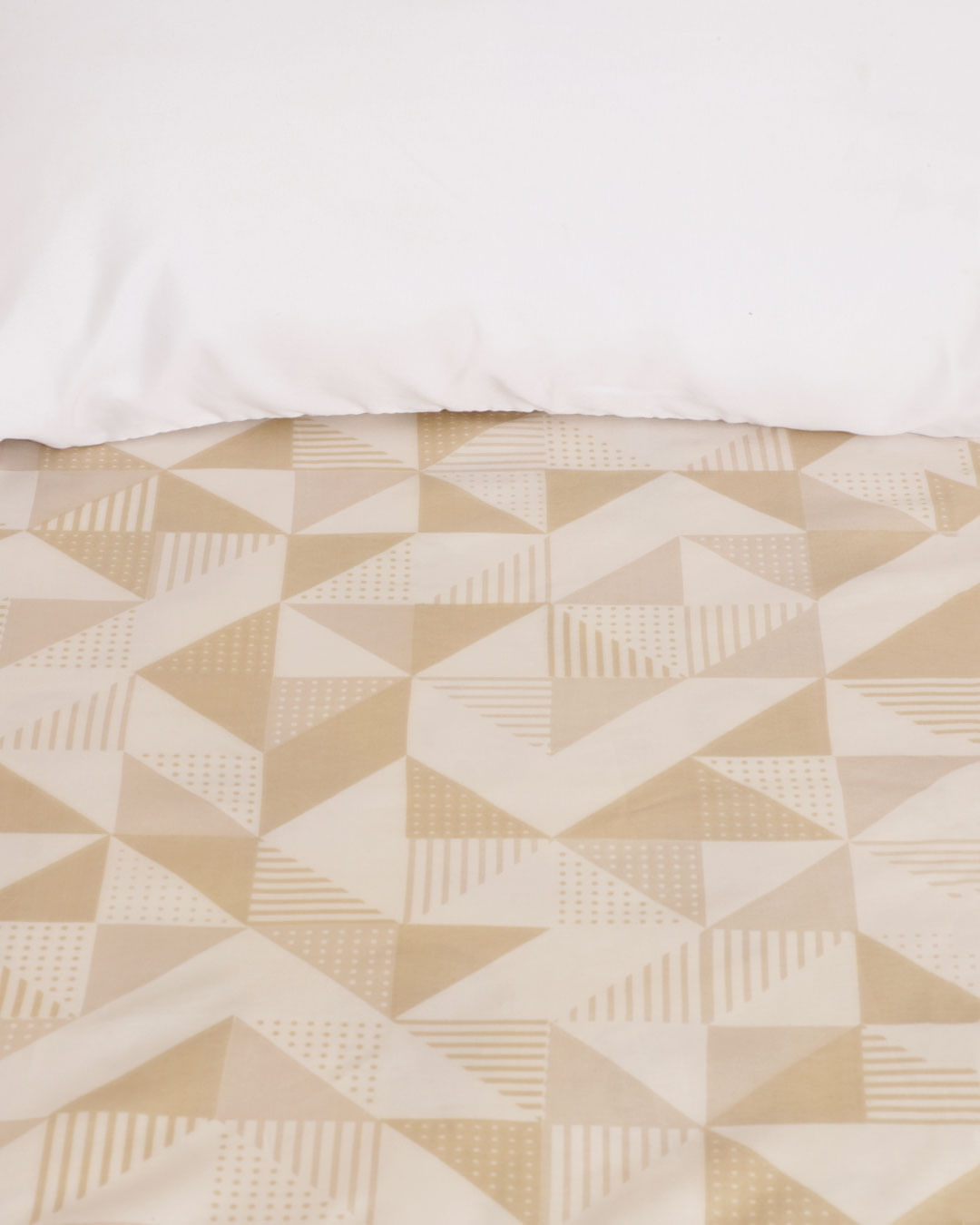 Lencol-Avulso-King-Arte---Cazza-Com-Elastico-Estampado-Geometrico-Bege