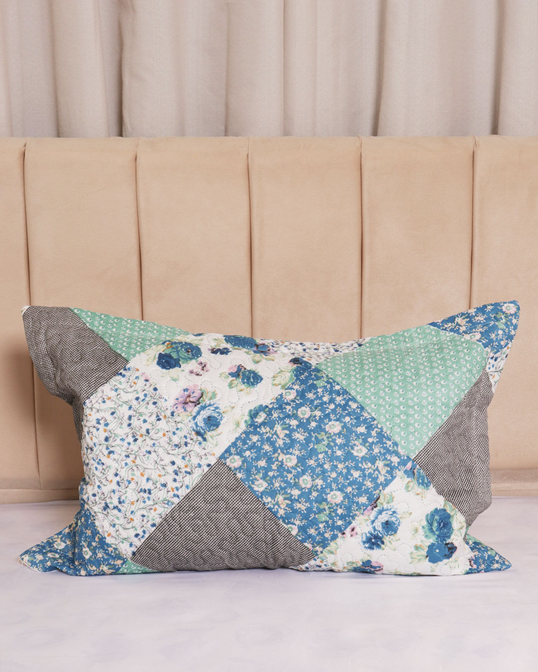 Porta-Travesseiro-Avulso-Arte-Cazza-Matelado-170-Fios-Estampado-Azul