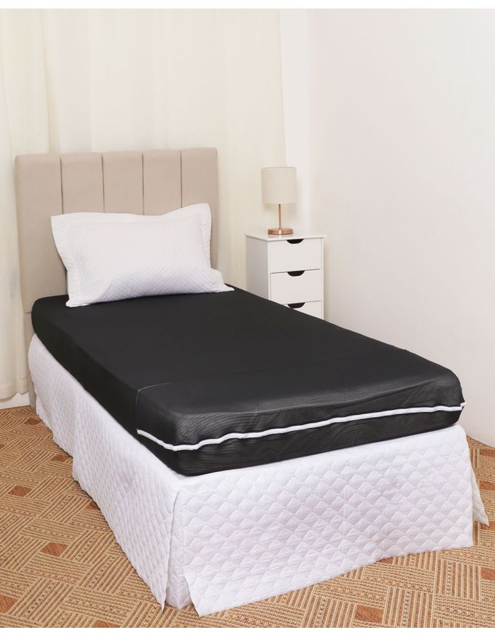 Capa-Colchao-Solteiro-Canelada-Preto---Preto