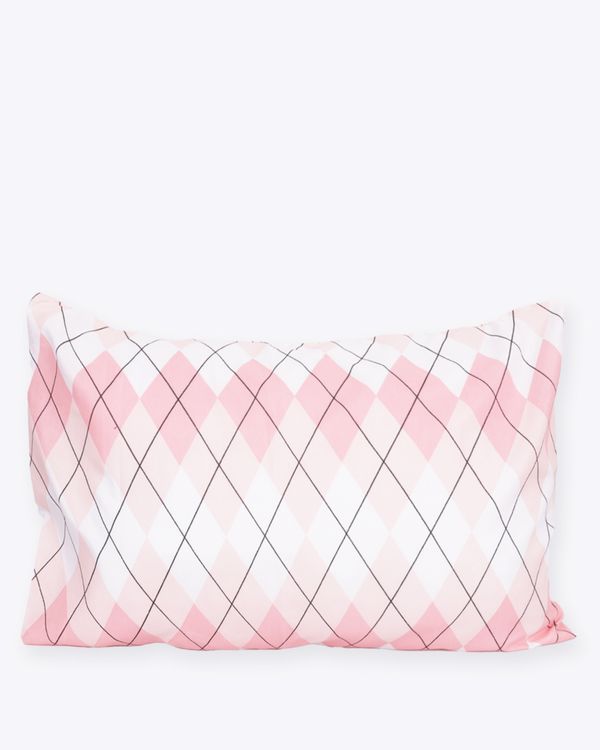 Fronha Avulsa Arte & Cazza 50cm x 70cm Estampada Rosa UN