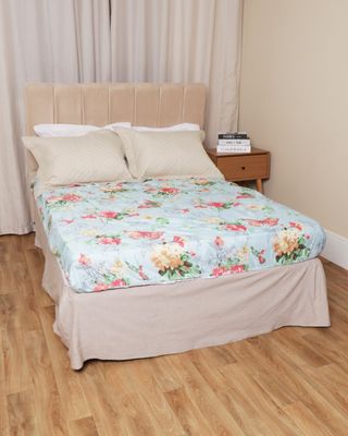 Lencol-Avulso-Casal-C-Elast-Romantico---Azul-Claro