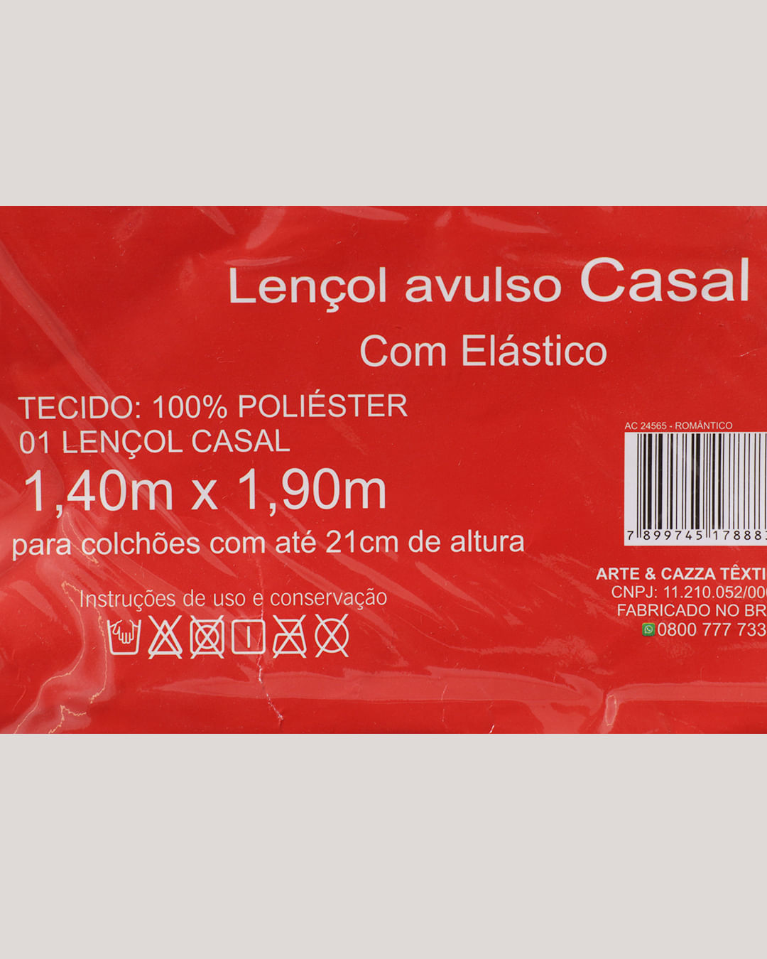 Lencol-Avulso-Casal-C-Elast-Romantico---Amarelo-Claro
