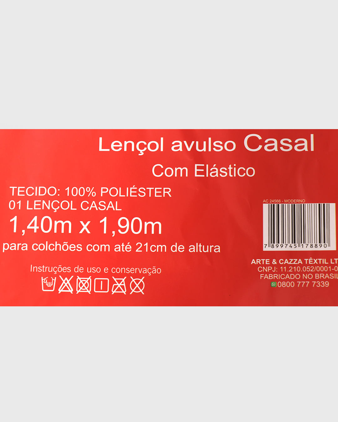 Lencol-Avulso-Casal-C-Elast-Etnico---Laranja-Geometrico