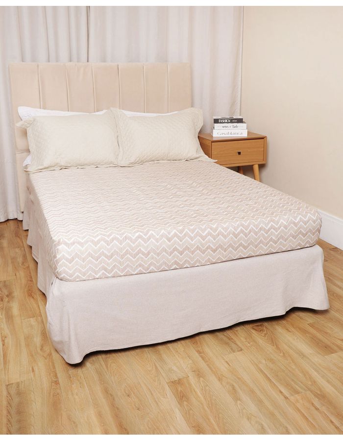 Lencol-Avulso-Casal-C-Elast-Etnico---Bege-Claro