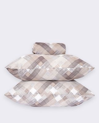Jogo-De-Cama-Queen-3-Pcs-Sortido-Moderno---Bege-Xadrez