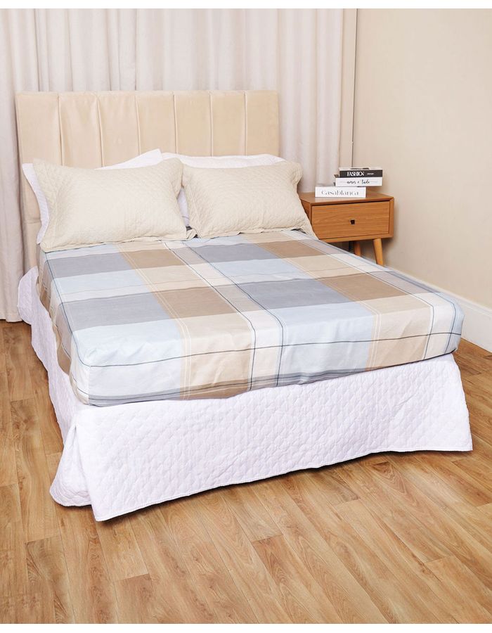 Lencol-Avulso-King-Microfibra-Moderno---Azul-Geometrico