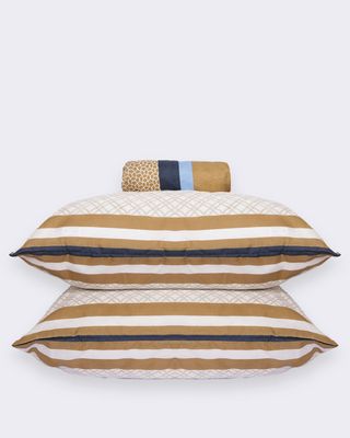 Jogo-De-Cama-Queen-3-Pcs-Sortido-Moderno---Bege-Geometrico