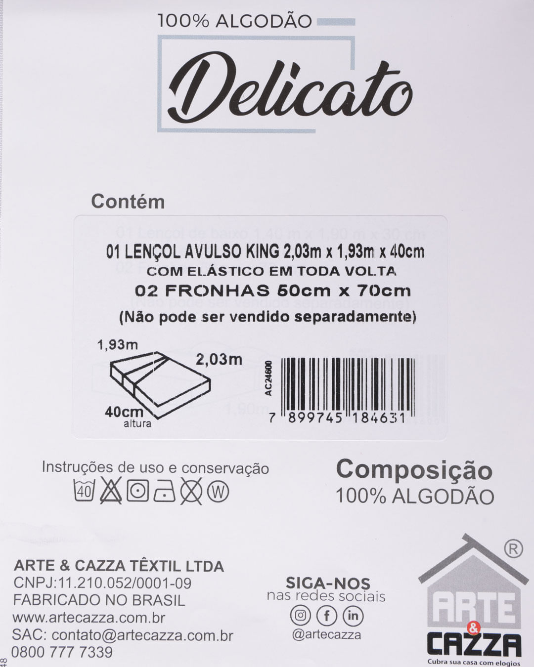 Jg-De-Cama-King-3-Pc-100-algodao-Est---Cinza-Xadrez