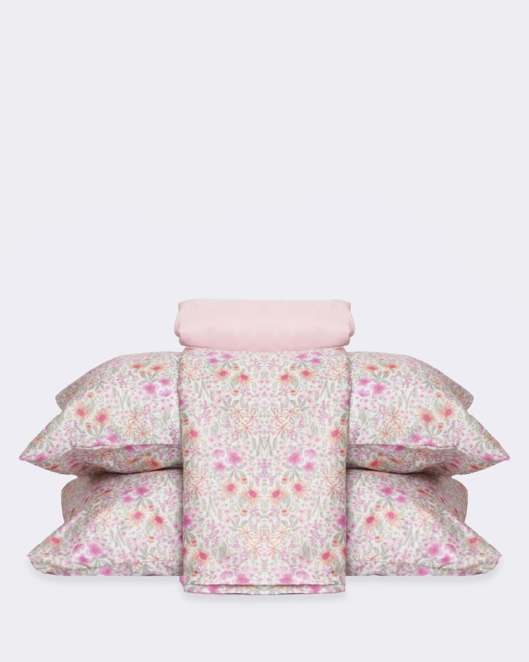 Jg-De-Cama-Qs-Liberty-Flores-----4-Pc---Rosa