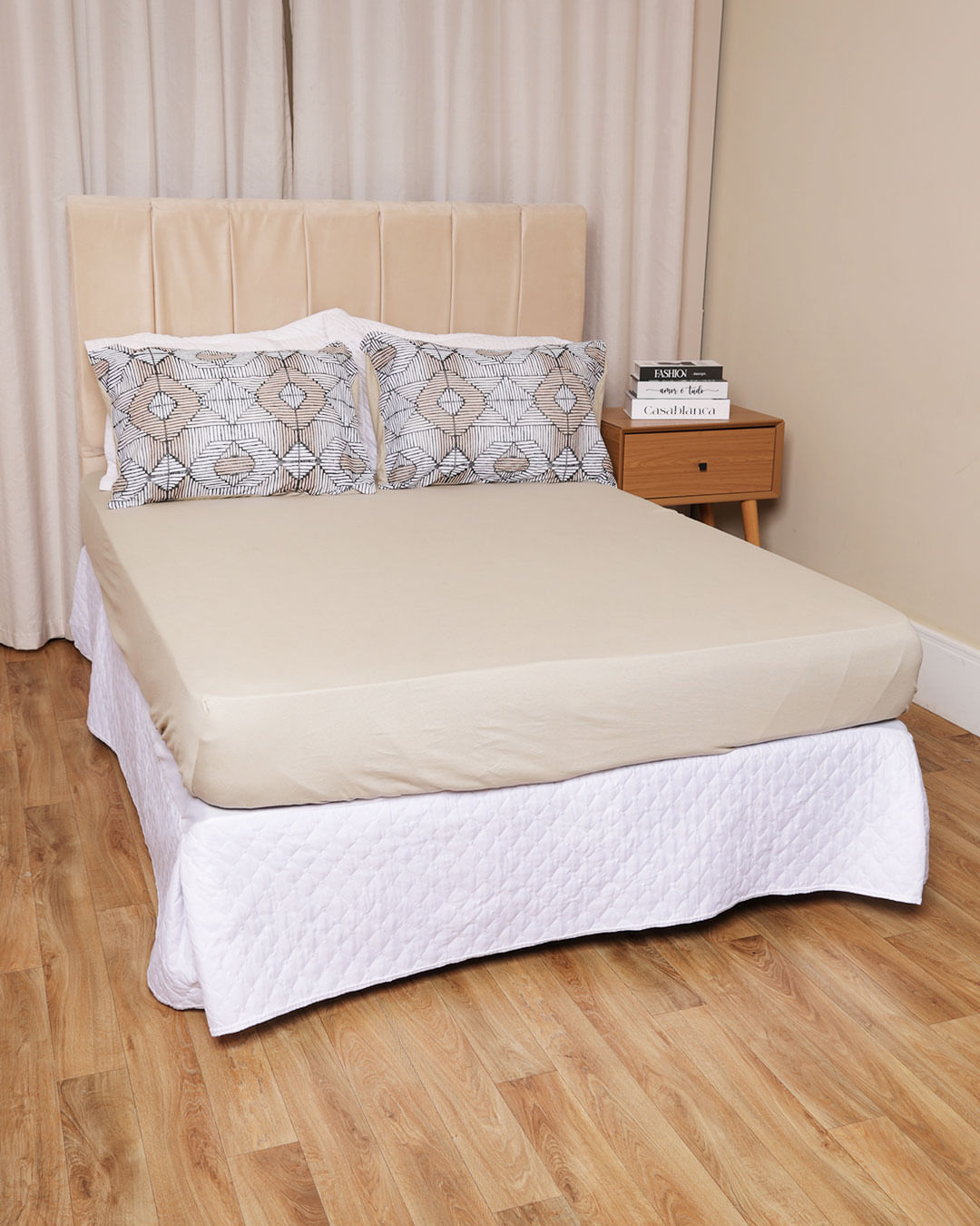 Jg-De-Cama-King-Slim-3-Pcs-Etinico---Bege-Outros