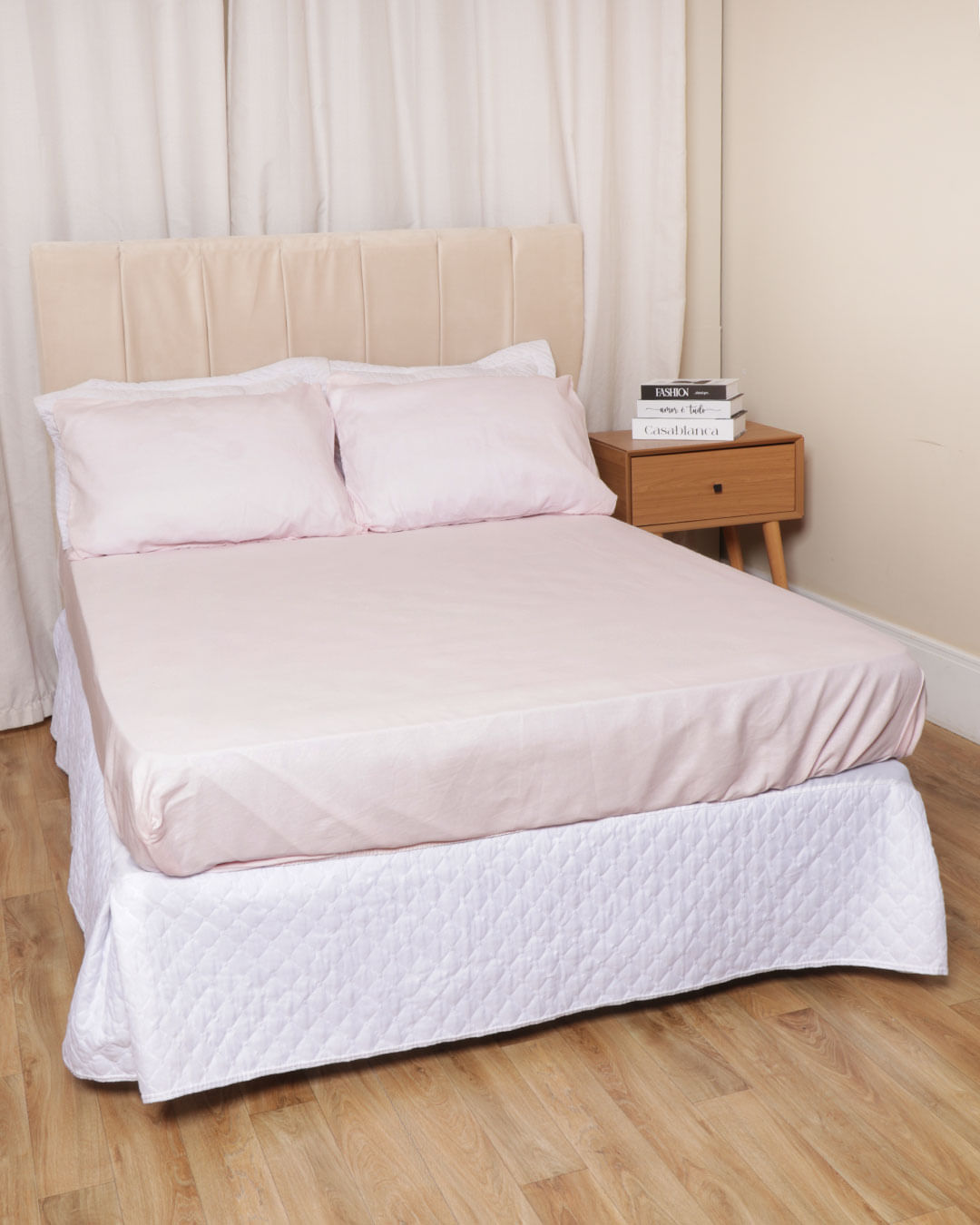 Jg-De-Cama-Ks-3-Pc-So-100--Alg---Rosa