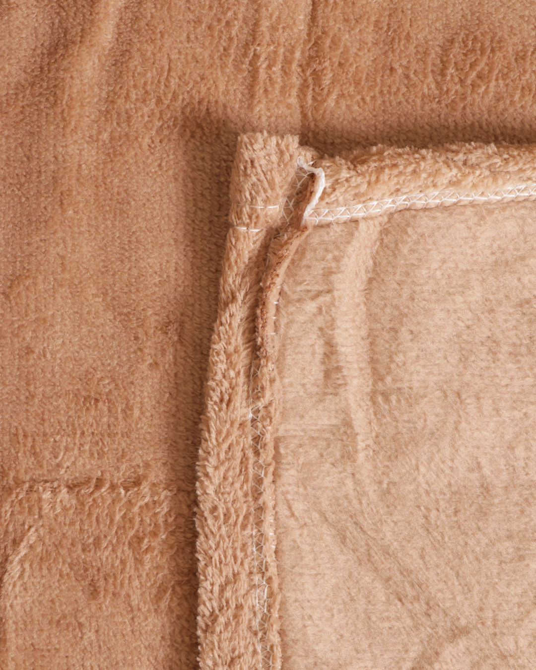 Manta-Fleece-Casal-Sortida---Marrom-Claro